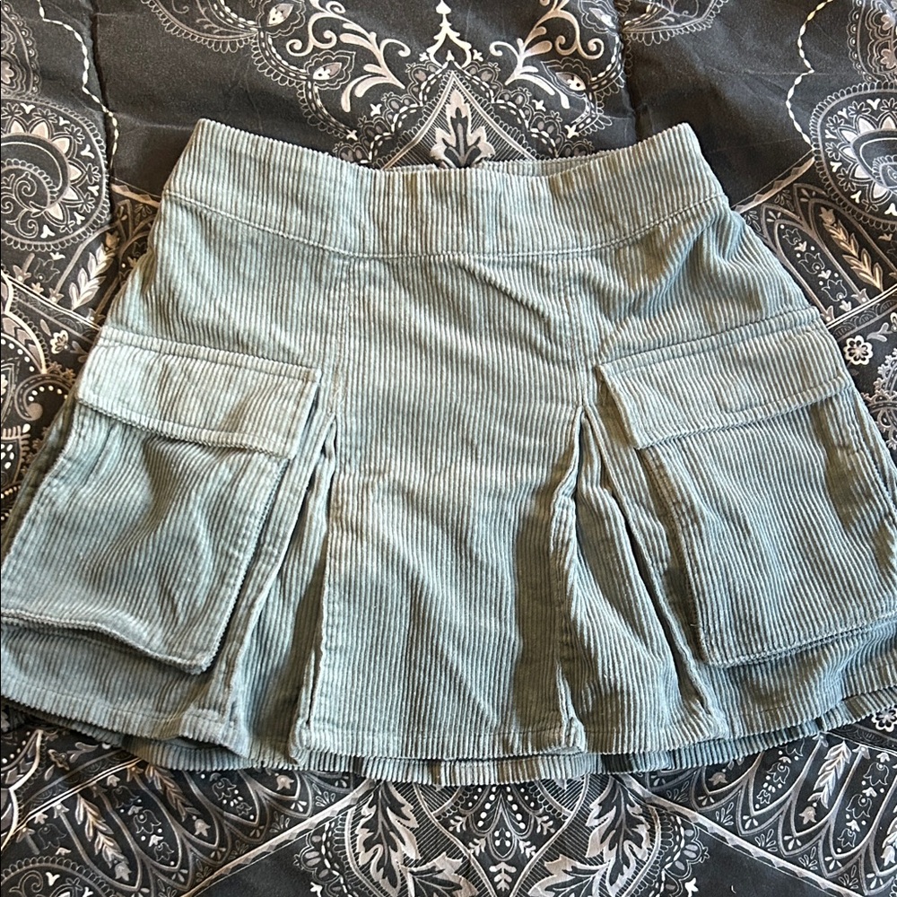 Wild Fable Gray Corduroy Skirt